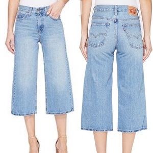 Levi's | Jeans | Levis Culotte Jeans Cropped Size 26 | Poshmark